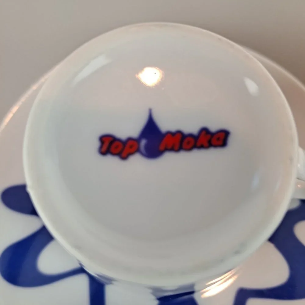 Top Moka 2 Expresso Cups & 2 Saucers - Italy
